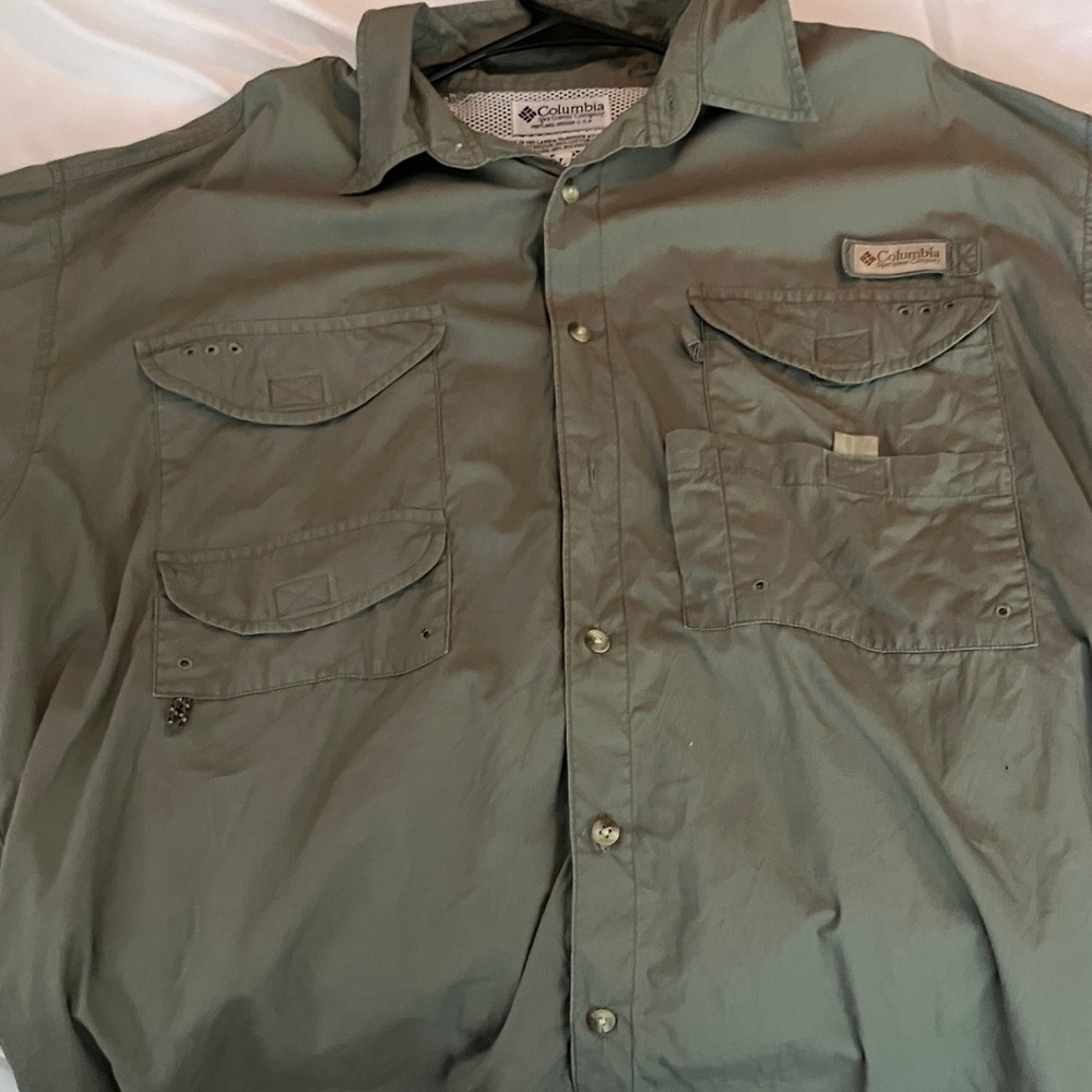 Columbia Men's Olive Green Outdoor Jacket - Picture 3 of 8